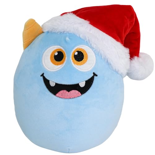 Christmas Plush Reindeer, Stuffed Animal with Christmas Hat, Stuffy Reindeer for Kids