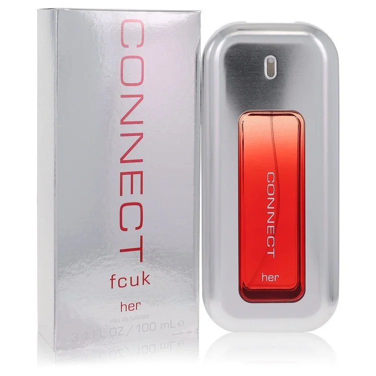 2 Pack  of Fcuk Connect by French Connection Eau De Toilette Spray 3.4 oz For Women