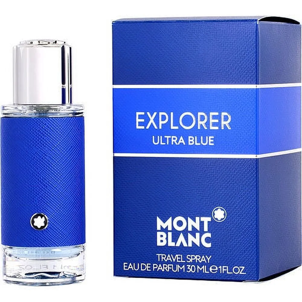 MONT BLANC EXPLORER ULTRA BLUE EAU DE PARFUM SPRAY for Men - 1 OZ - Adventure & Sophistication