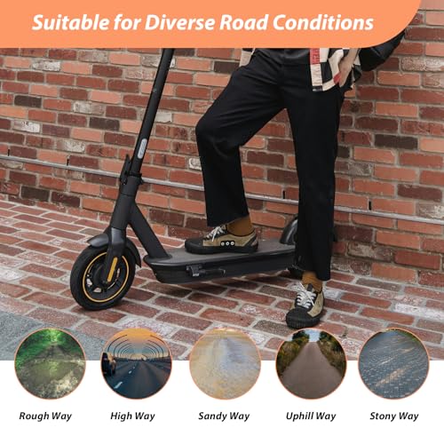 2Pcs 10x2.5 inch Solid Scooter Tires 10 inch Electric scooter Tire 60/70-6.5 Solid Rubber Tire