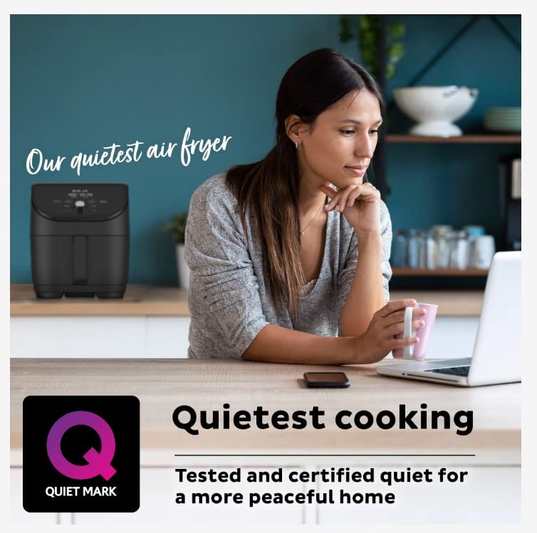 Instant Pot 10QT Air Fryer, 7-in-1 Functions with EvenCrisp Technology that Crisps, Broils, Bakes, Roasts, Dehydrates, Reheats & Rotisseries, Includes over 100 In-App Recipes, Stainless Steel