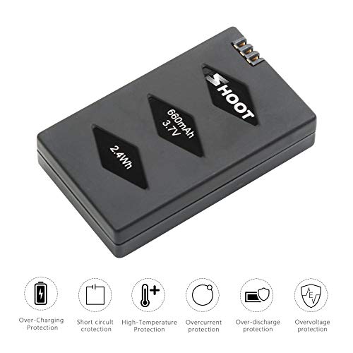 D&F Replacement Battery 3 Pack 660mAh Battery with Rechargeable Charger for Parrot MiniDrone Jumping Sumo,Swing,Mambo,Parrot Mini Drone Rolling Spider