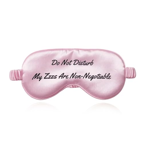 Funny Don't Disturb Eye Masks Travel Christmas Gift Idea Sleep Eyes Shield for Night Sleeping Satin Sleep Masks Eyeshade for Travel Snap Meditation Blindfold Eye Mask Silk Nighttime Eyes Cover