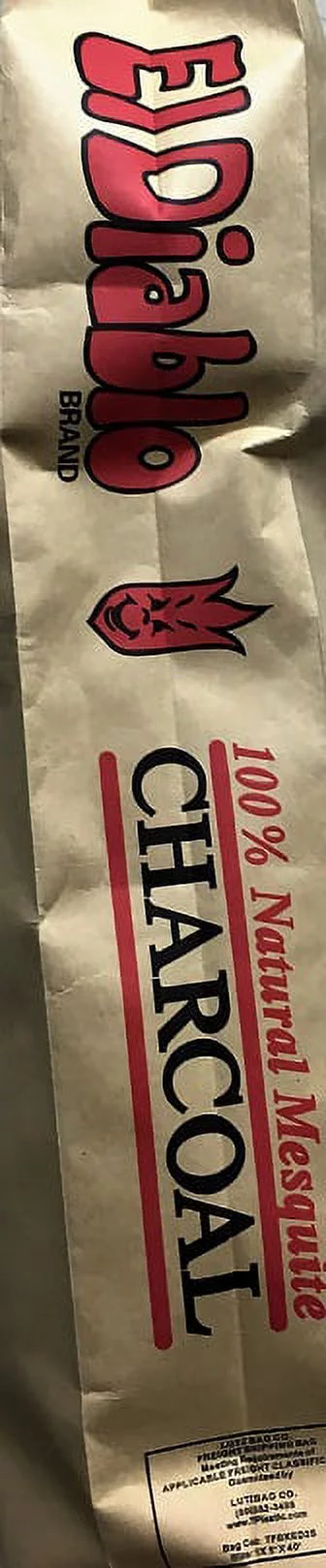 40# Bag Of El Diablo Mesquite Charcoal