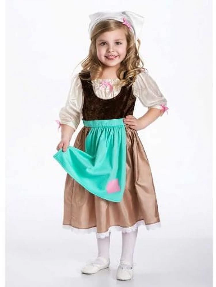Cinderella Day Dress with Scarf