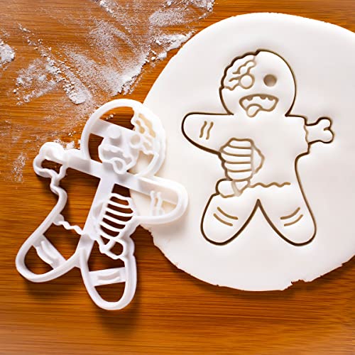 Zombie Gingerbread Man cookie cutter, 1 piece - Bakerlogy