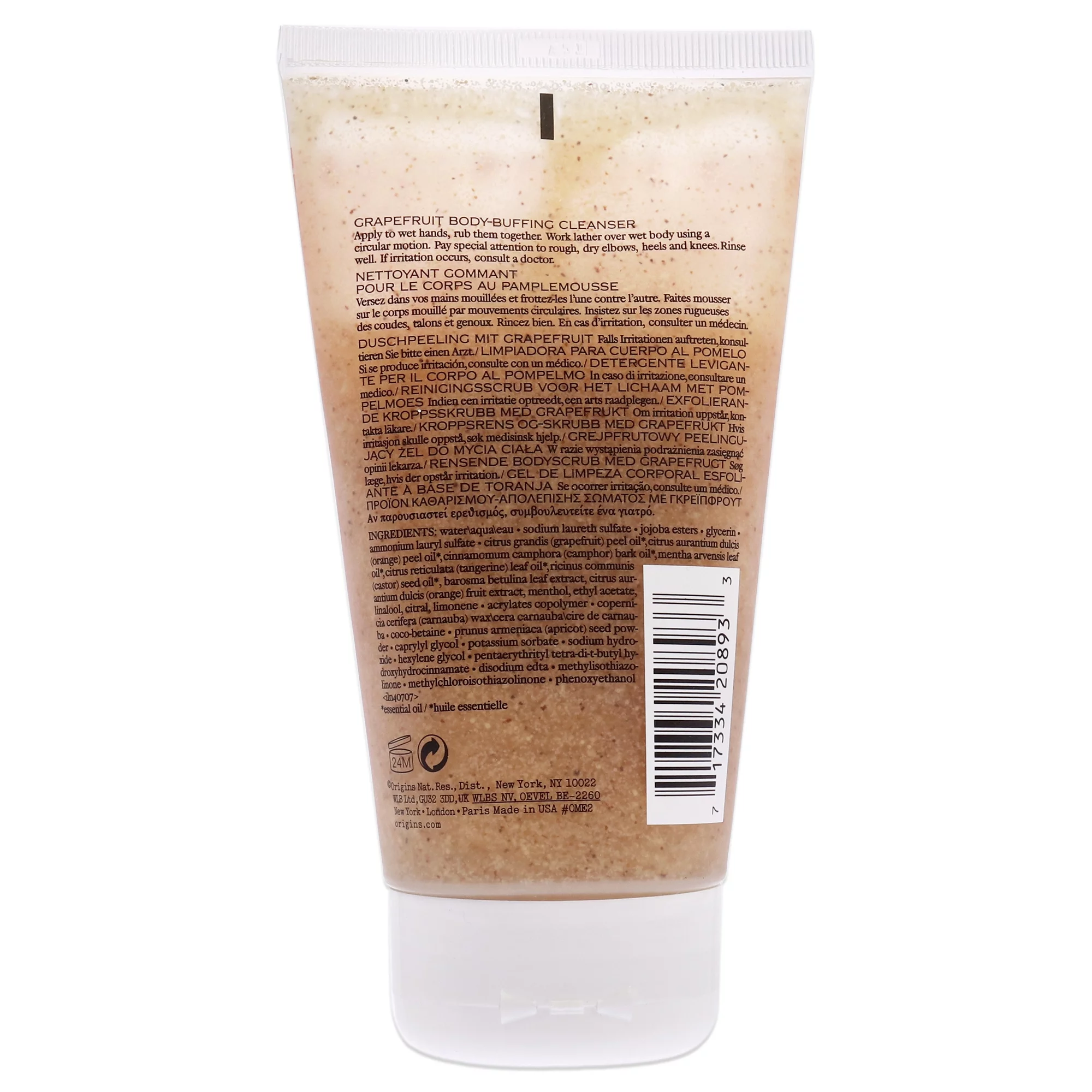 Origins Gloomaway Grapefruit Body-Buffing Cleanser , 5 oz Cleanser