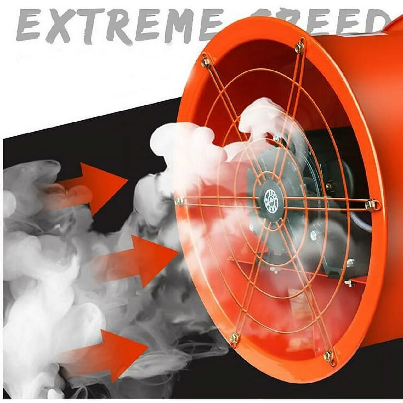 PreAsion 8'' Cylinder Pipe Fan Ventilation Fume Extractor for Kitchen Warehouse Portable Ventilation Fan 1300m³/h 220V 90W