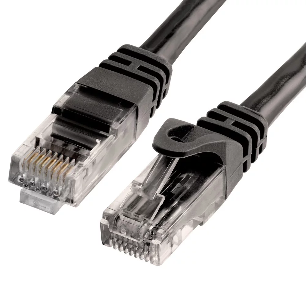 Cmple - [5 PACK] 10 Feet Cat6 Ethernet Cable, 10 Gigabit Network Cord, Cat6 Cable, Ethernet Patch Cable, Computer LAN Internet Cable with Snagless RJ45 Connectors, Modem Wire - Black