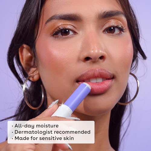 eos Holiday 24H Moisture Mini Super Balm Set, Sugar Plum Spritz, Candy Cane Swirl, Iced Sugar Cookie, Limited Edition Lip Care, Stocking Stuffers, 0.24 fl oz, 3-pack