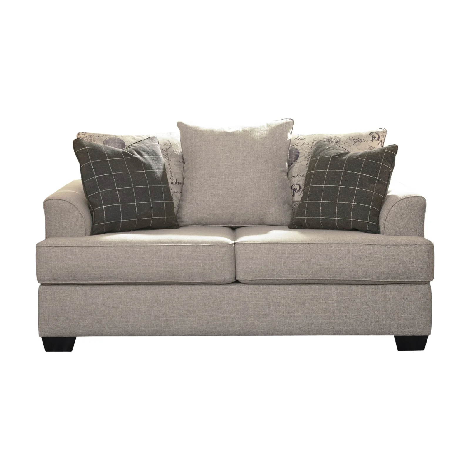 Signature Design by Ashley Velletri Loveseat in Pewter