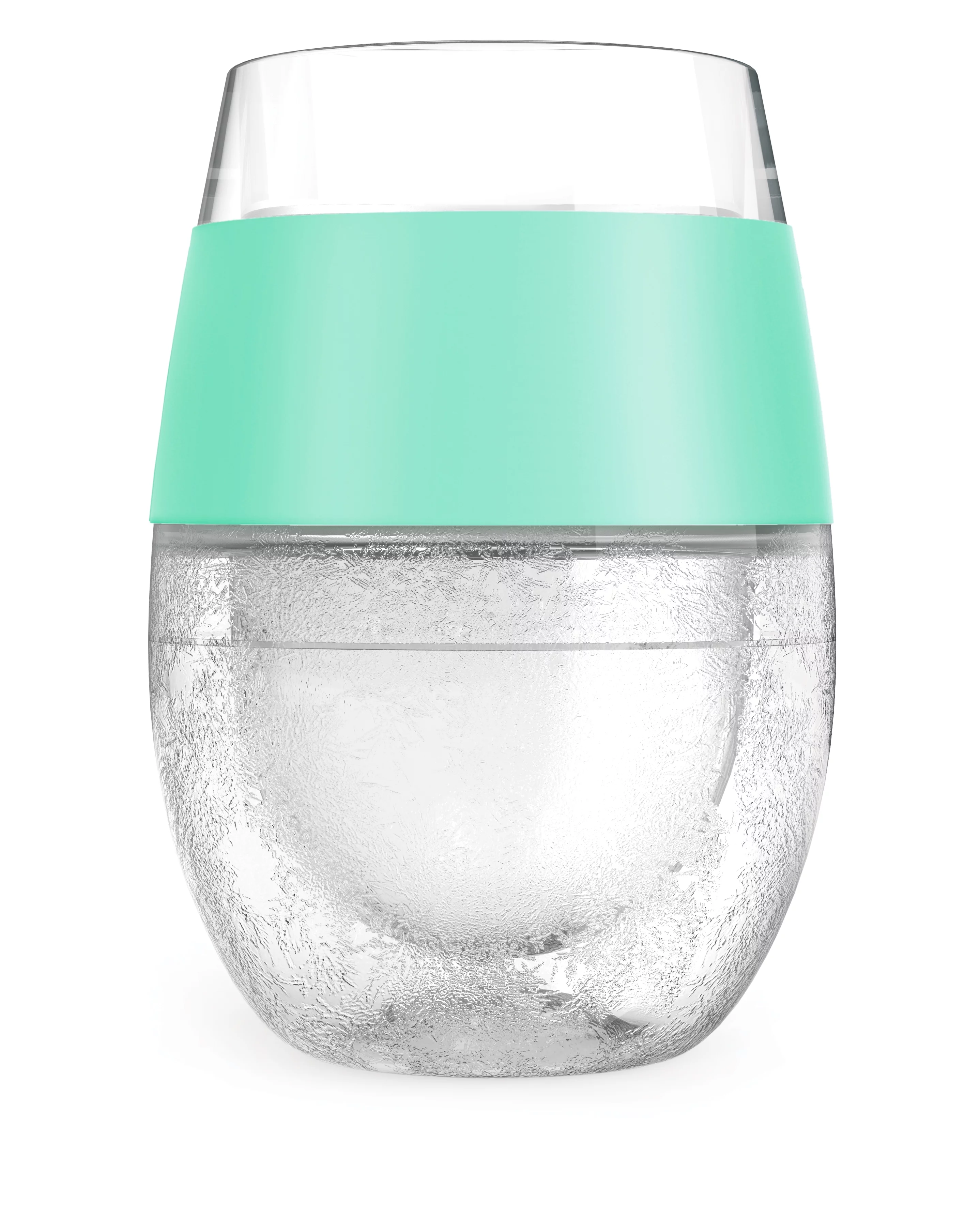 Host Wine Freeze Cup - Plastic Double Wall Insulated Freezable Tumbler, Mint