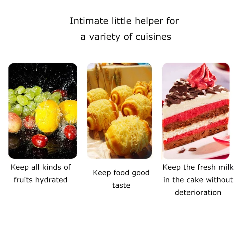 PreAsion Refrigerated Cake Display Cabinet Right Angle Bakery Showcase with Humidifying Function 220V