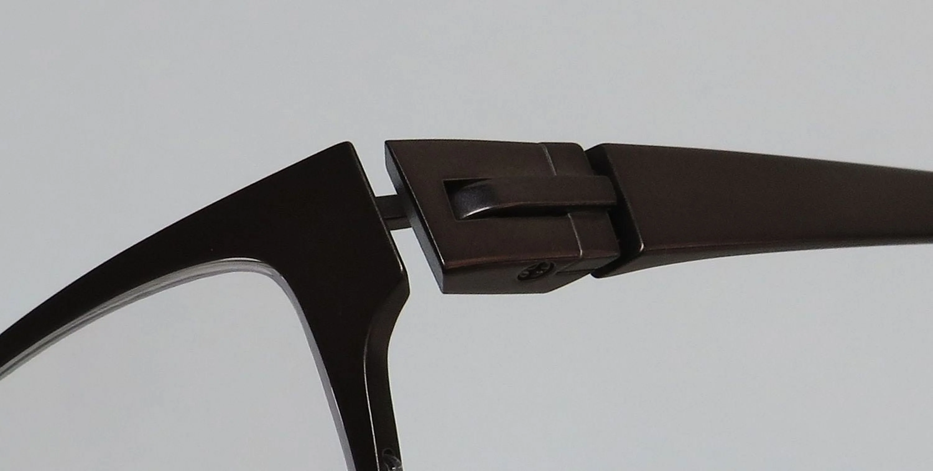 KIO YAMATO KT-408 TITANIUM METAL HALF-RIMLESS DESIGNER EYEGLASS FRAME/GLASSES