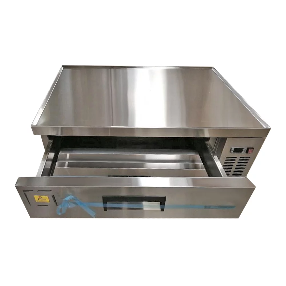 48" Commercial Chef Base 33°-41°F Stainless Steel Refrigerator