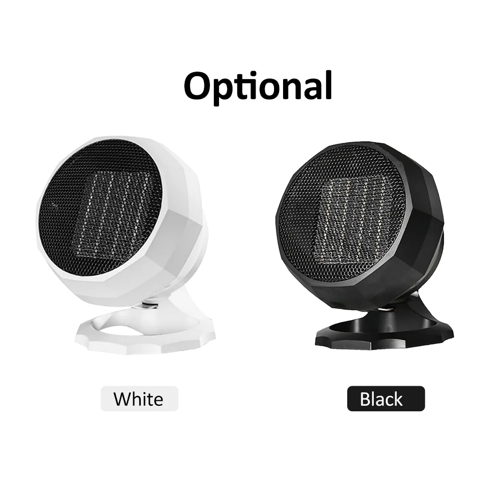 moobody Electric Warm Air Machine | 2000W Small Desktop Shaking Heater | Ceramic Heating | Low Noise | Winter