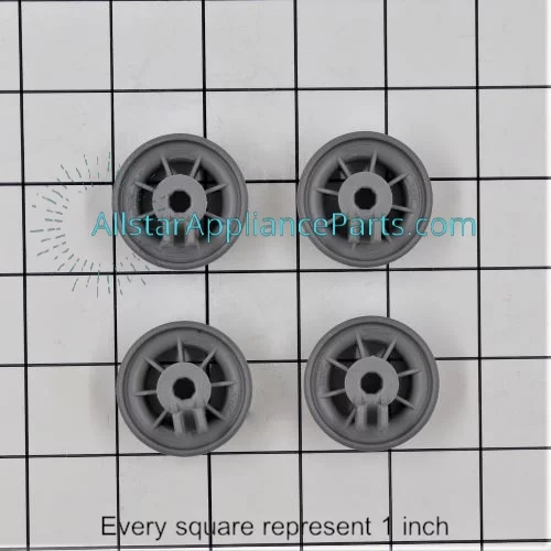 Bosch Dishwasher Dishrack Wheel 00617087 (pack of 4)