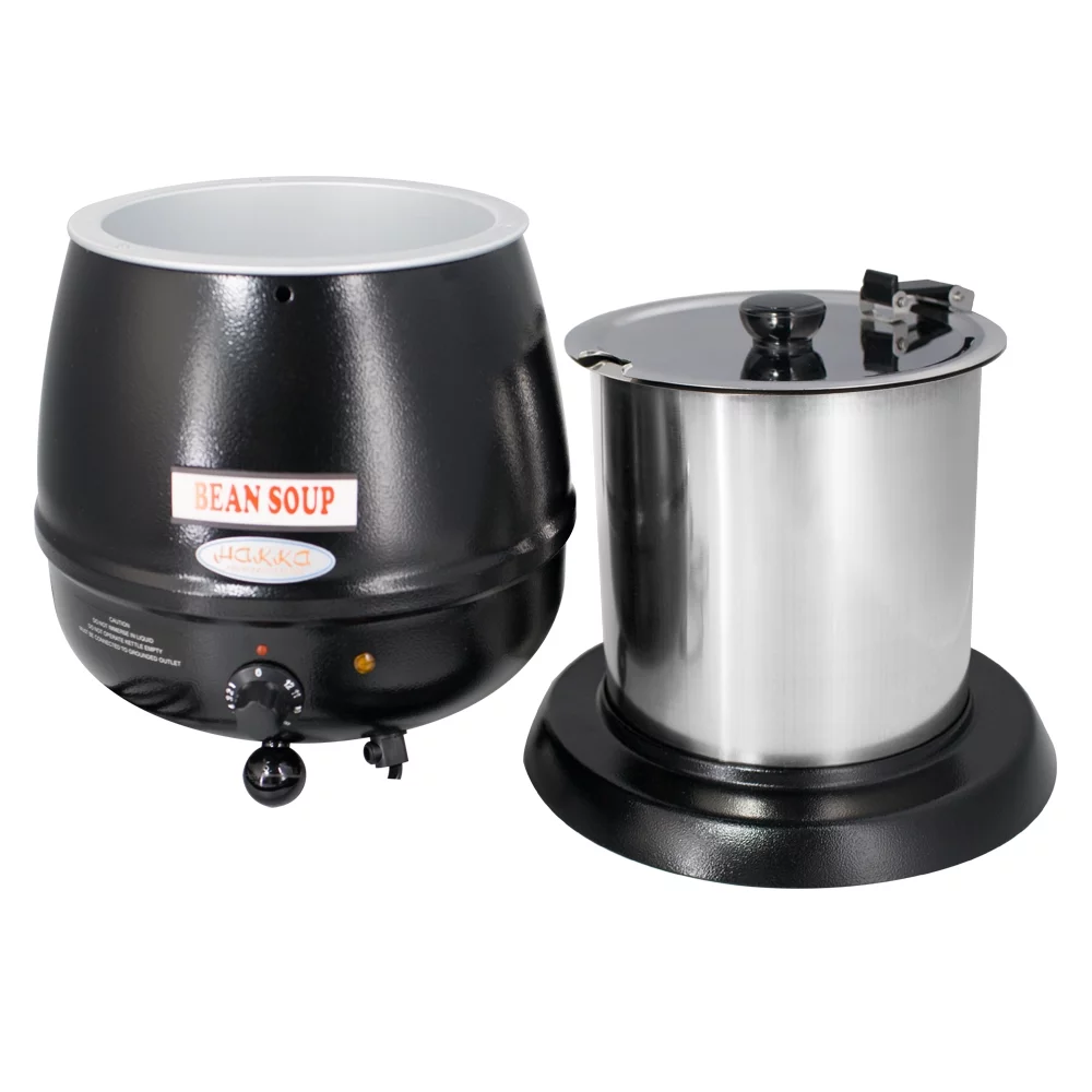 Hakka 11 Qt Countertop Food Kettle Warmer and Soup Kettle Warmer 14 x 14 x 16.1 inch