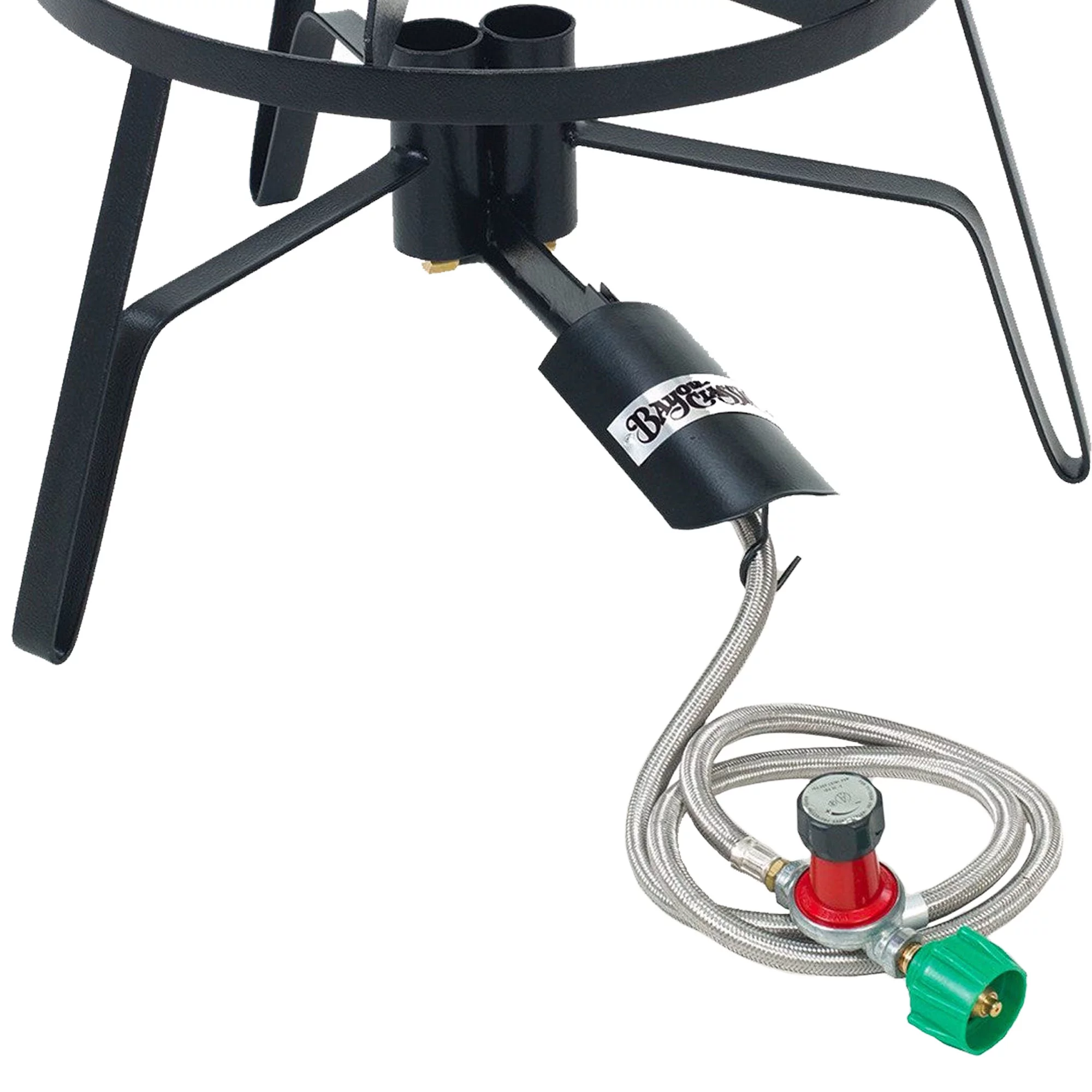 Bayou Classic SP2 367000 BTU 18 Inch Dia Crawfish Boil Propane Double Jet Burner