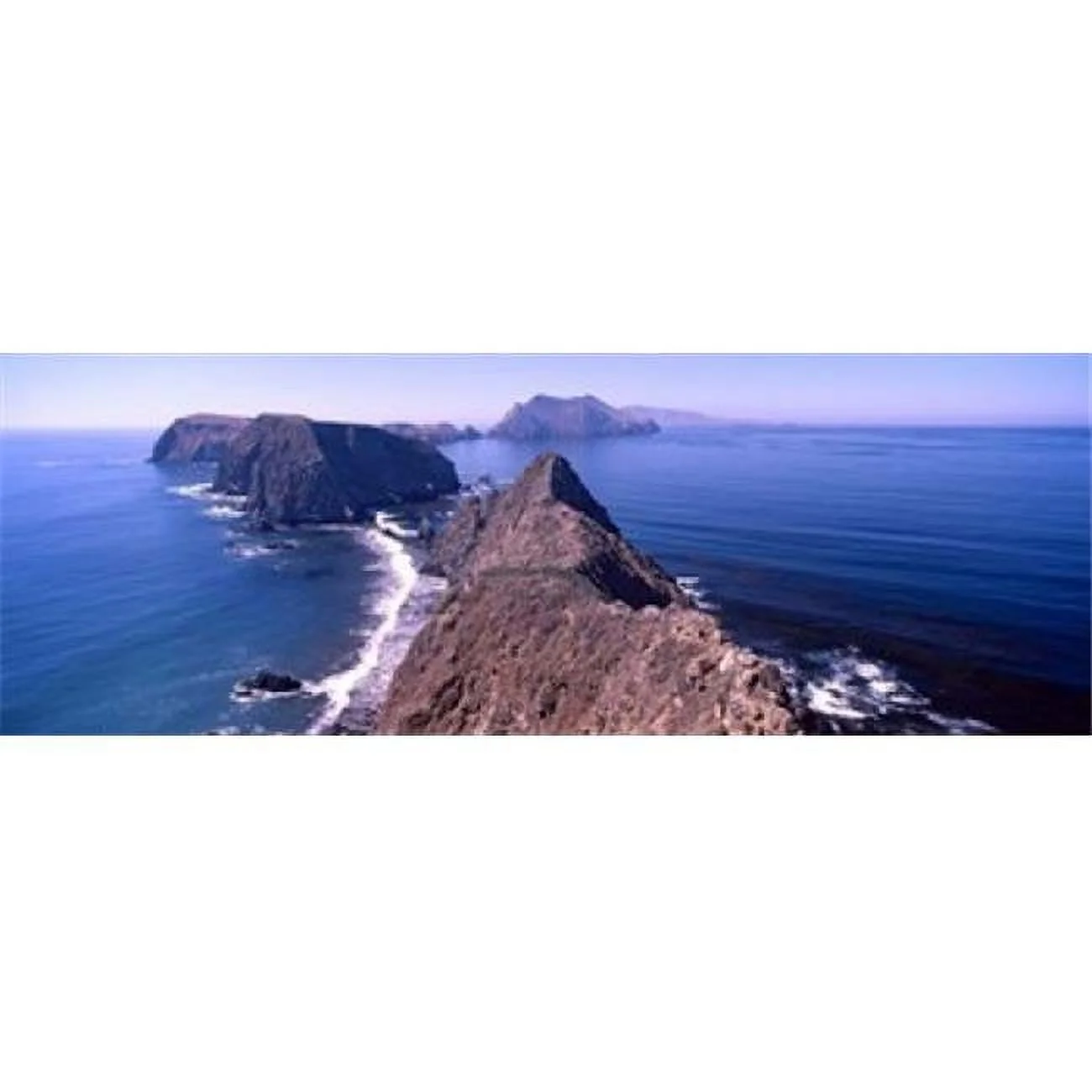 Panoramic Images  Islands in the ocean Anacapa Island Santa Cruz Island California USA Poster Print by Panoramic Images - 36 x 12