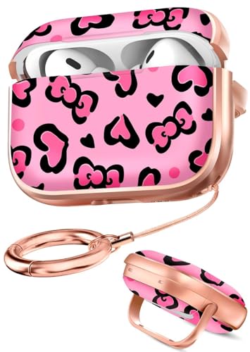 Coralogo for AirPods 4 Case with Safety Lock - Cute Cartoon for Women Girls Fashion Stylish Cats Pattern Design Kawaii Girly Girlish Hard Protective Cover for AirPods 4th Generation 2024