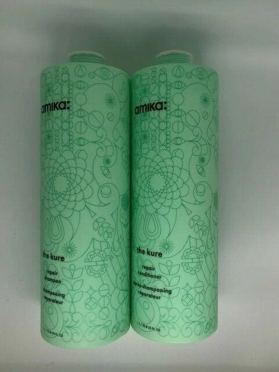 Amika The Kure Repair Shampoo & Conditioner 33.8 oz Duo