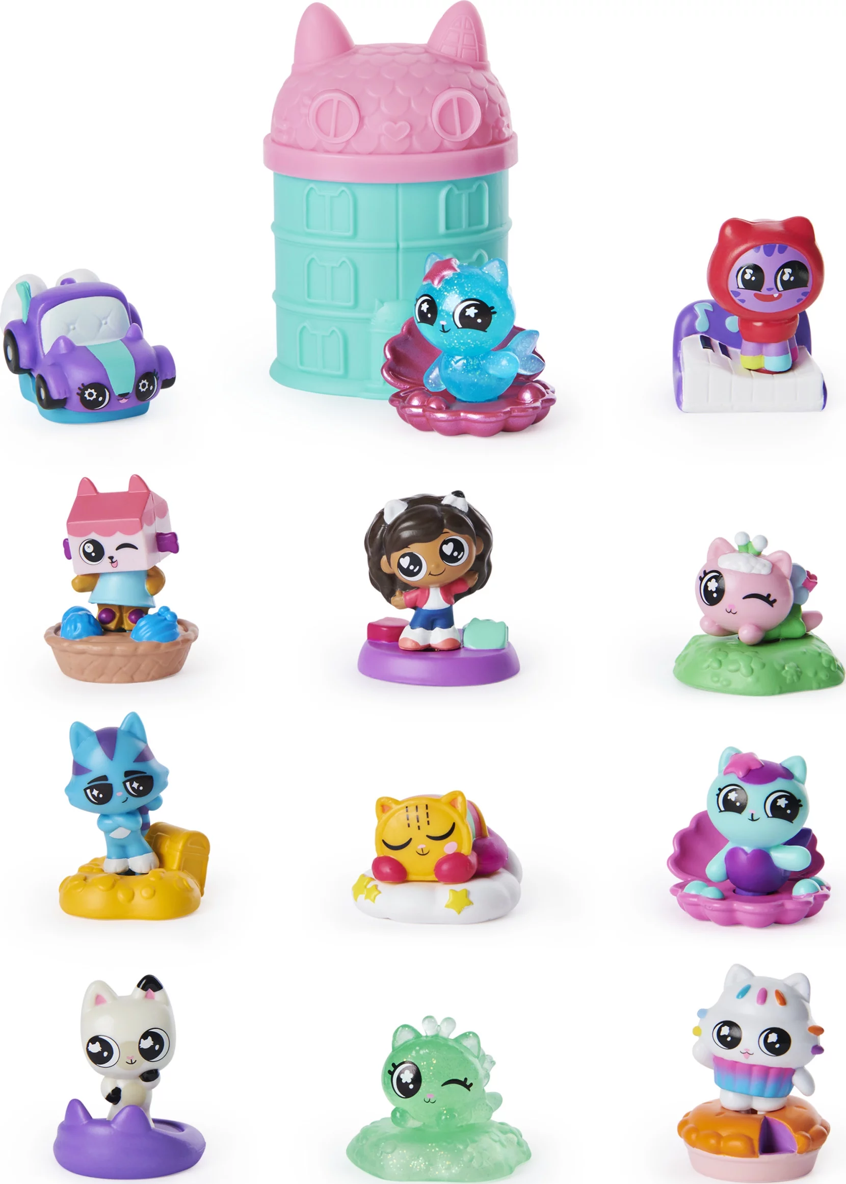 Gabbyâs Dollhouse, Meow-mazing Mini Figures 12-Pack ( ), Kids Toys for Ages 3 and up