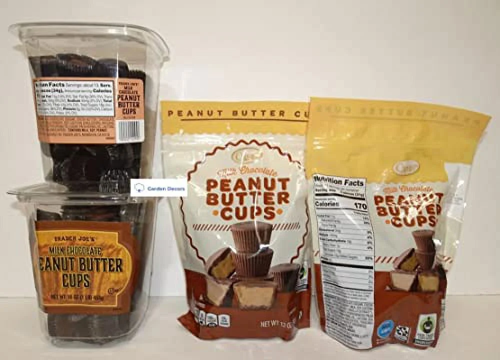 Trader Joe’S & Milk Chocolate Butter Cups (1 Tub & 1 Bag)