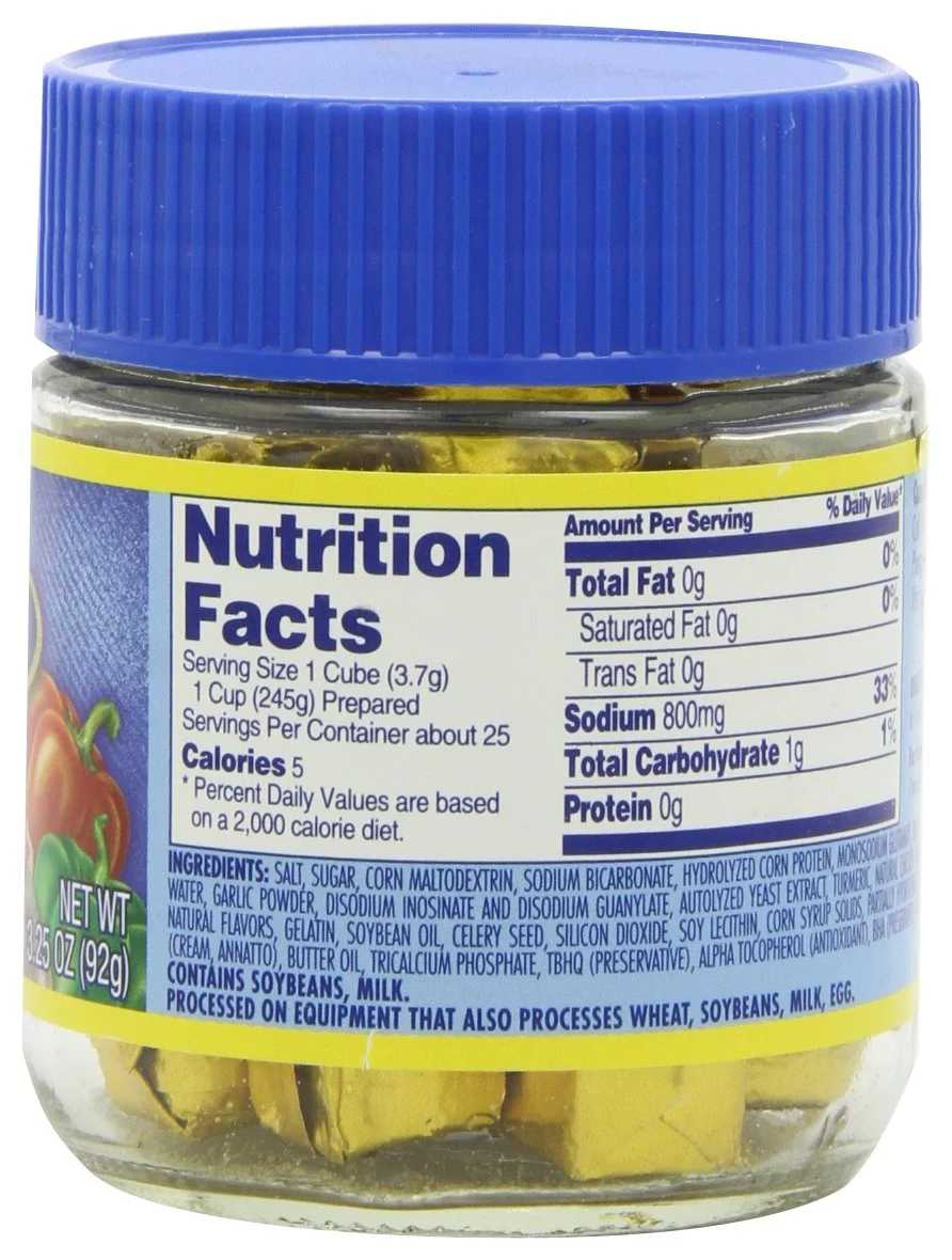 Wyler's Chicken Instant Bouillon Cubes Jar, 3.25 OZ (Pack of 6)