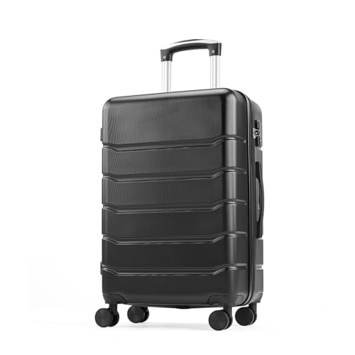 OLIXIS 20 Inch Carry-On Luggage, Hardside Suitcase with Spinner Wheels, Lightweight ABS Hard Shell Travel Luggage, TSA Approved Lock, Expandable Small Suitcase for Business & Travel–Blue