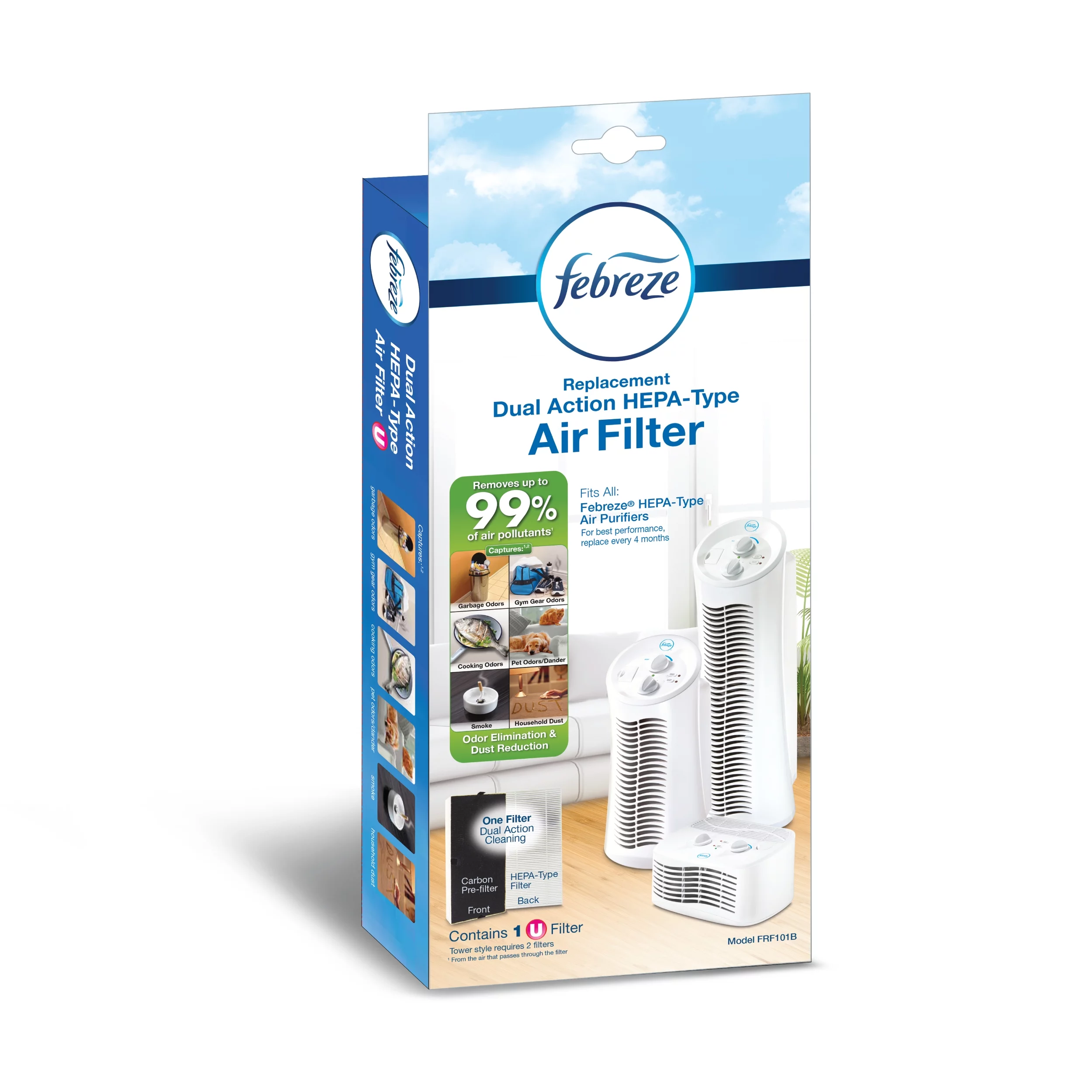 Febreze Mini Tower Air Purifier with Replacement Filter