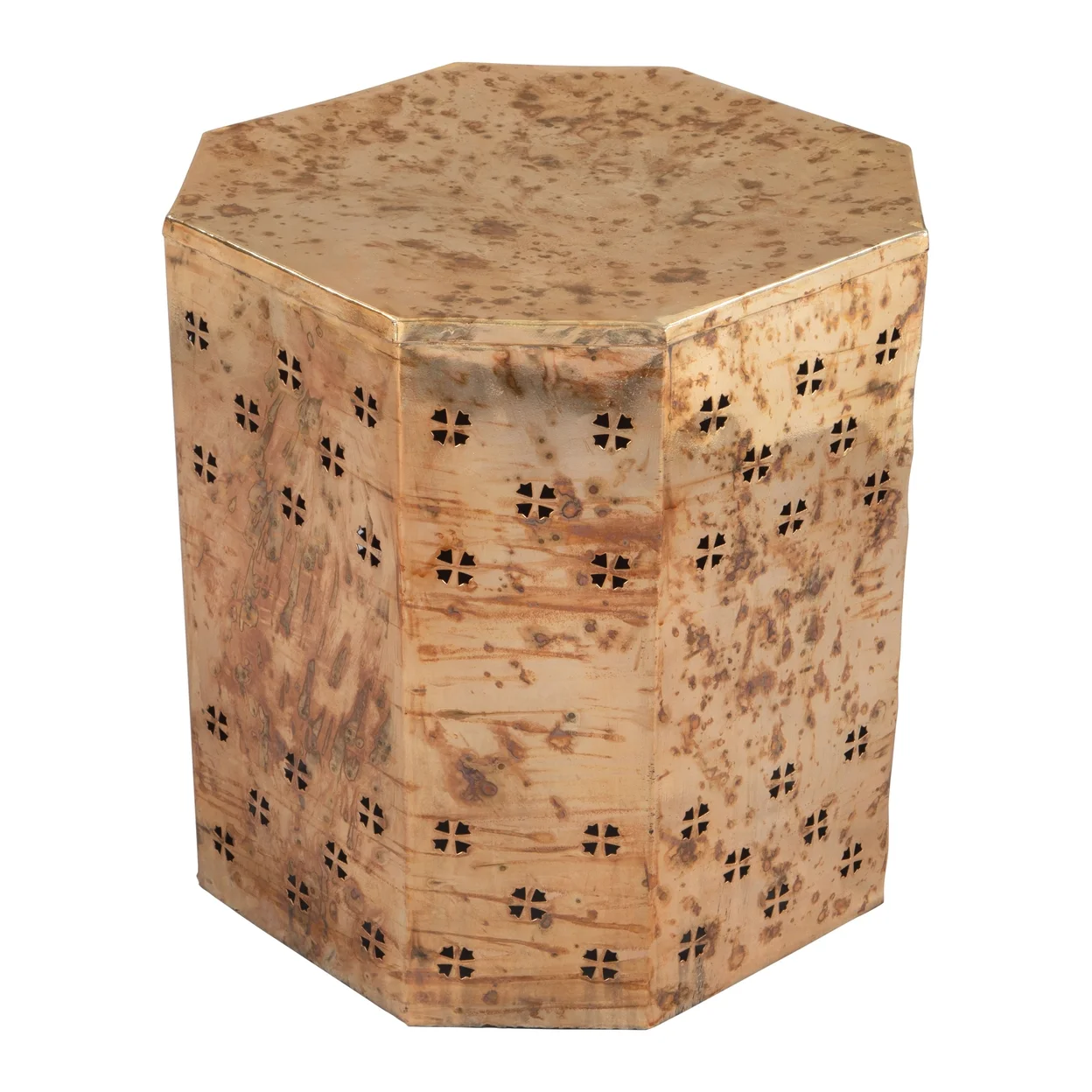 Jane Side Table Antique Copper