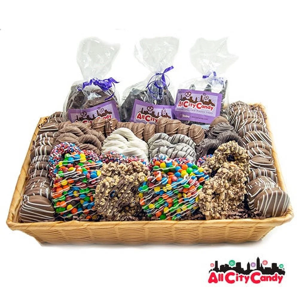 Ultimate Plus Collection Gourmet Chocolate Covered Pretzels & Treats Gift Basket