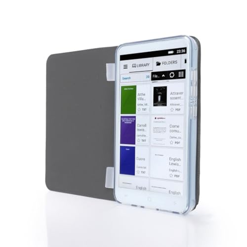 5 Inch Color LCD Touchscreen E Reader, Android 5.1 eBook Reader Device with WiFi, Bluetooth, FM, 1GB RAM + 8GB Storage, Expandable, Portable Digital Book Reader