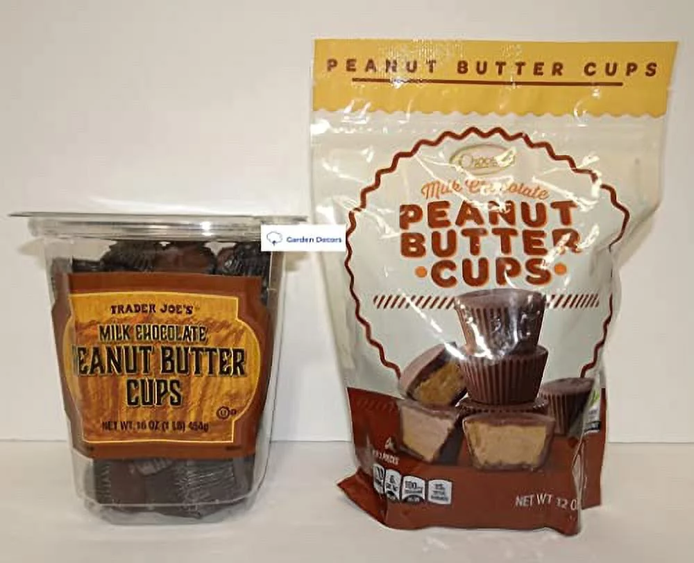Trader Joe’S & Milk Chocolate Butter Cups (1 Tub & 1 Bag)