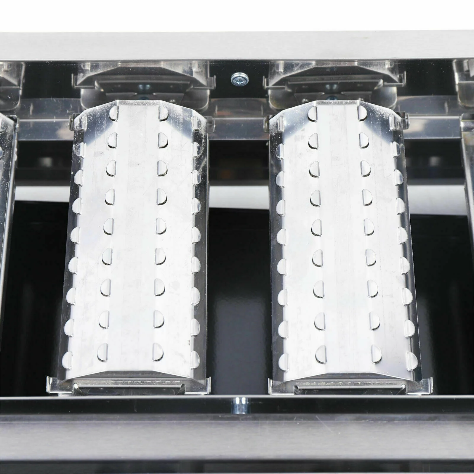 Oukaning 4 Heads LPG Gas Barbecue Grill Oven Natural Gas Commercial Smokeless BBQ Grill