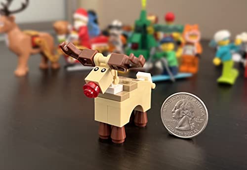 LEGO Holiday MiniFigure Animal - Reindeer (Rudolph with Red Nose) 10245