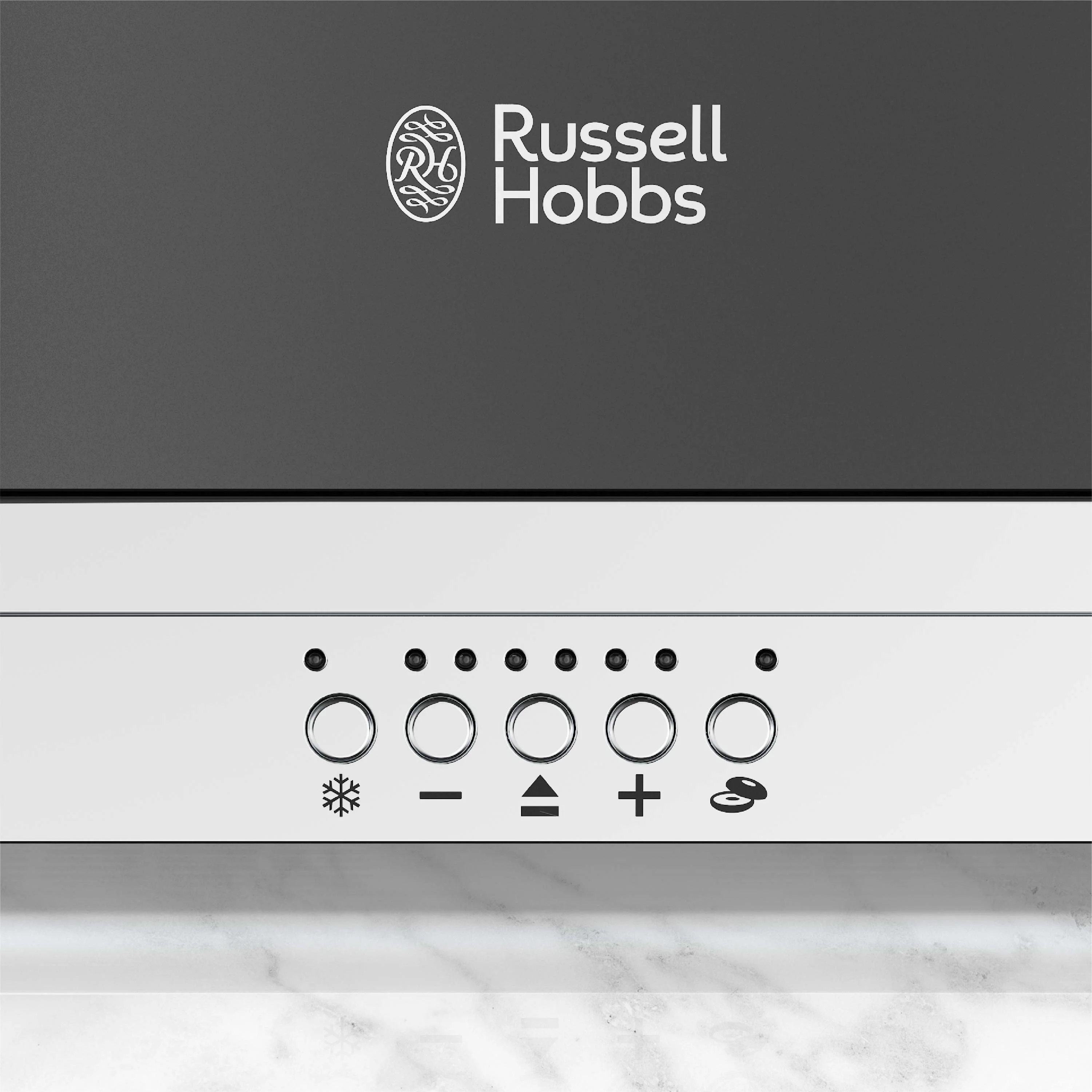 Russell Hobbs 2-Slice Glass Accent Long Toaster, Black & Silver, TRL9300BKR