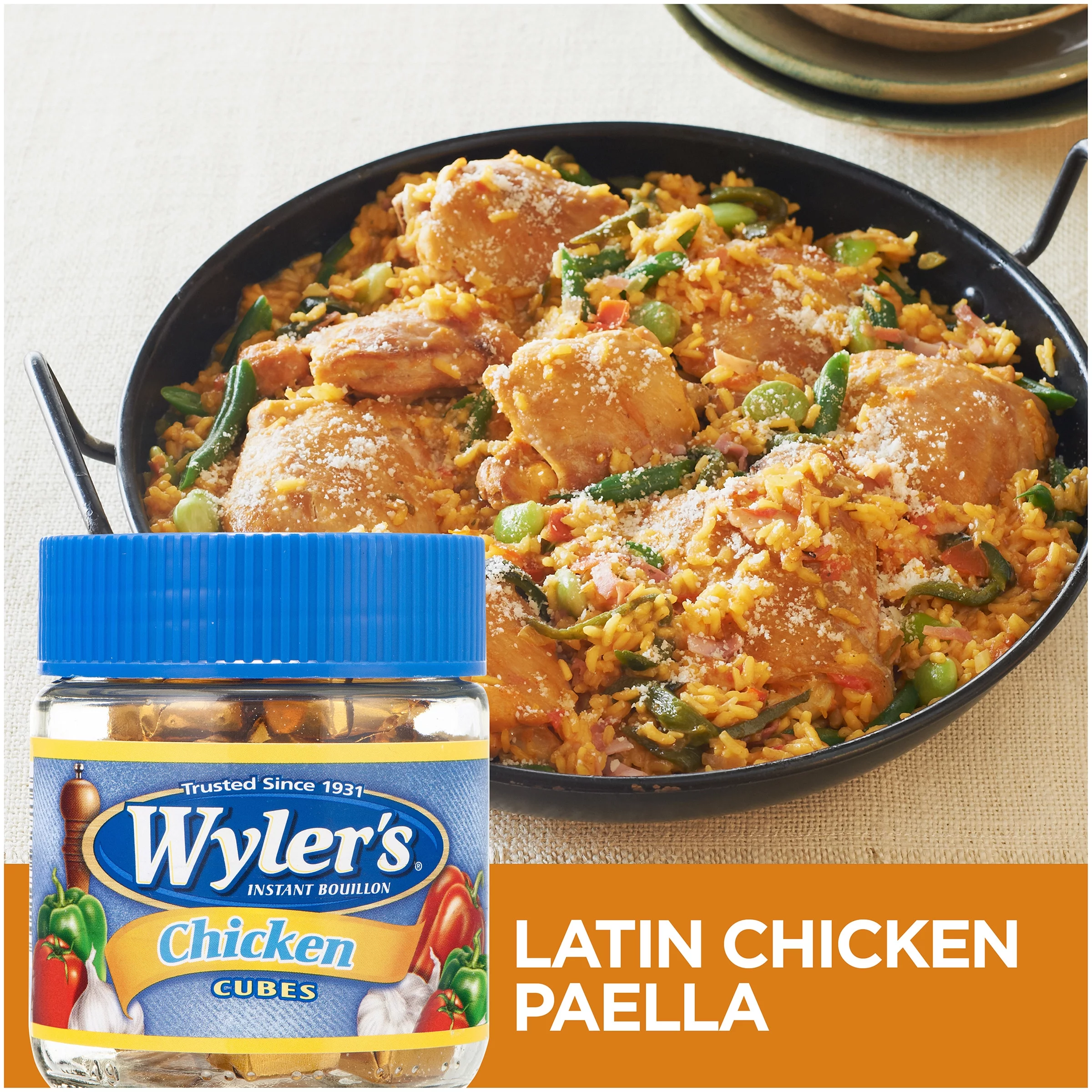 Wyler's Chicken Instant Bouillon Cubes, 3.25 oz (3-Pack)