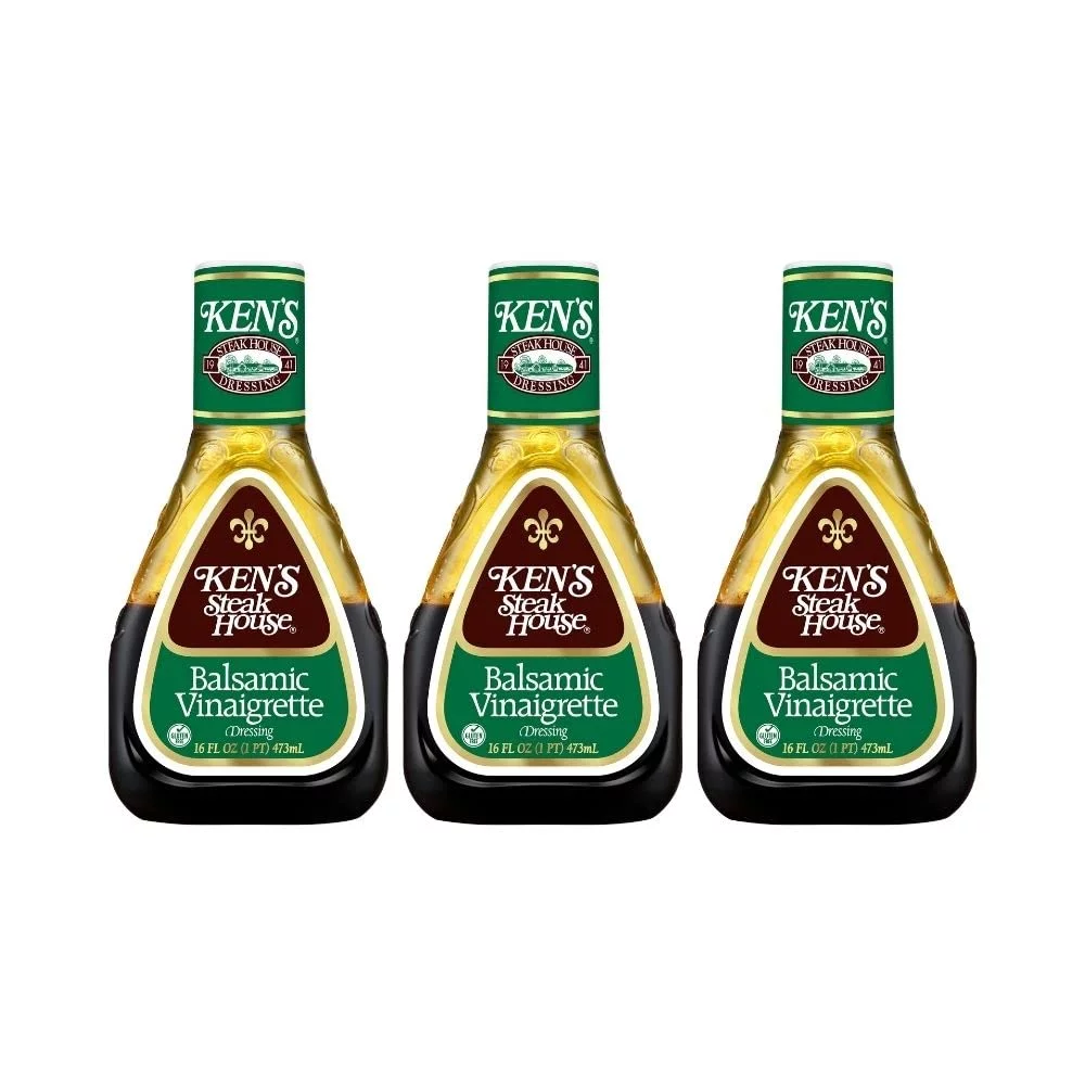 Steakhouse Dressing, Balsamic Vinaigrette Dressing, Gluten Dressing For Salads Or Marinades, 16 FL OZ Bottle (16 Fl Oz (Pack Of 2))