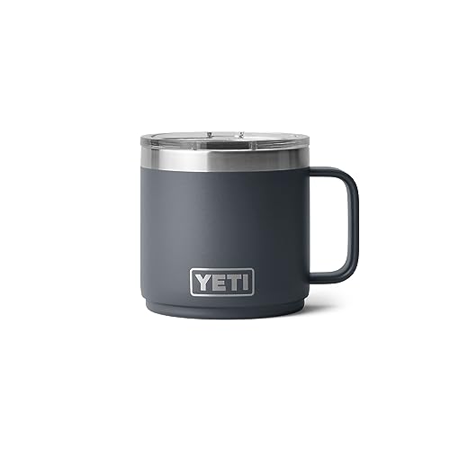 YETI Rambler 14 oz Stackable Mug, Vacuum Insulated, Stainless Steel with MagSlider Lid