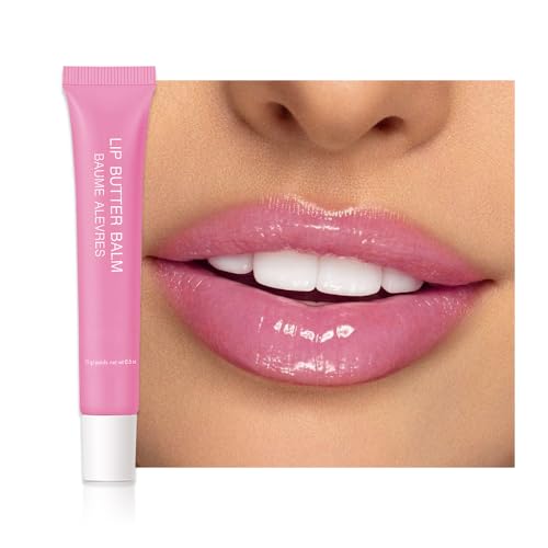 4 PCS Summer Special Lip Butter Balm – Ultra-Hydrating Lip Care with Shea Butter & Olive Oil, Soothes Dry Lips with Natural Tint & Gloss Effect, Lip Plumper Moisture & Light Lip Stain Finish