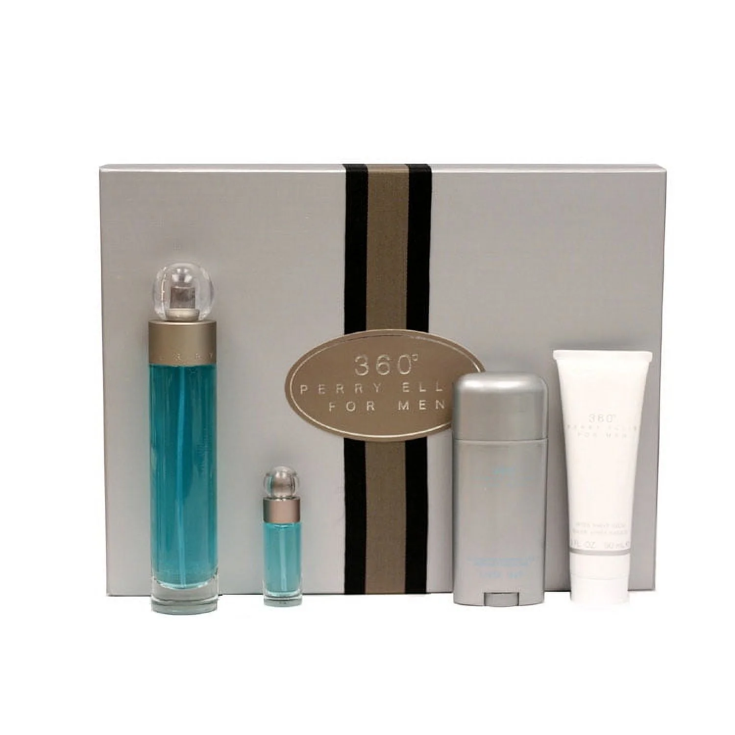 Perry Ellis 360° Cologne Gift Set for Men, 4 Pieces