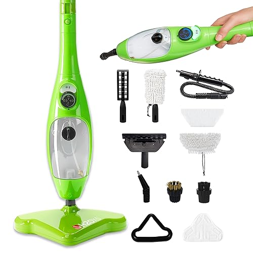 H2O Mop X5 All-Purpose Hand Held Steam Cleaner for Home Use, Floor Cleaner, Grout cleaner, Hand Held steamer and Upholstery cleaner,Ideal for hardwood, tiles, grout, floor, upholstery, carpet