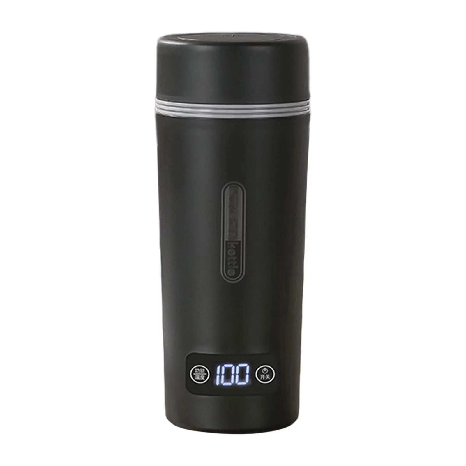 350ml Portable Kettle Electric Tea Kettle Auto Shut Off Small Water Boiler Coffee Kettle for Hotel Business Office Household black