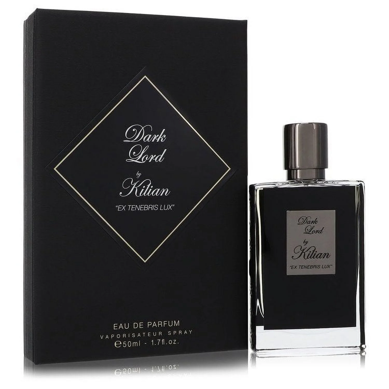 Dark Lord by Kilian - Refillable Spray Eau De Parfum for Men - Bergamot, Pepper, Szechwan Pepper - Embrace Mystery & Depth