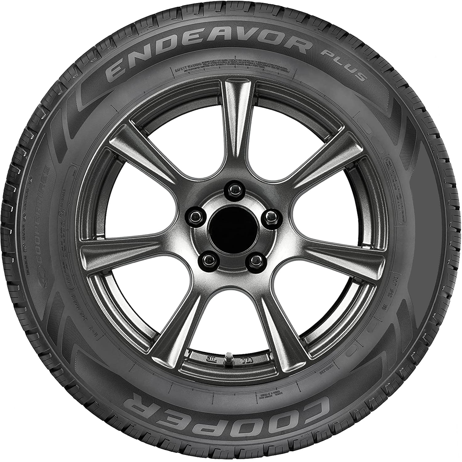 Cooper Endeavor Plus All Season 225/60R18 100H Passenger Tire Fits: 2018-23 Chevrolet Equinox LT, 2017-18 Subaru Outback 3.6R Touring