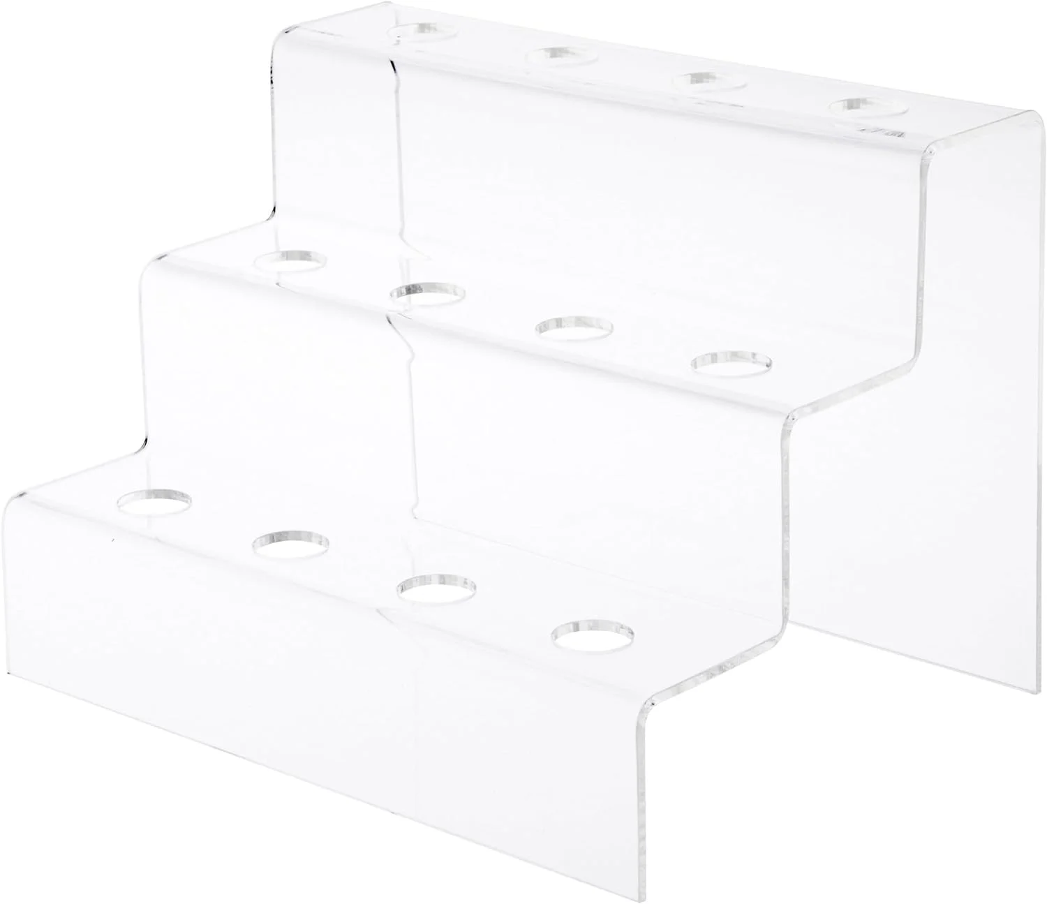 Clear Wine Bottle Stopper Display Stairs, 6.25