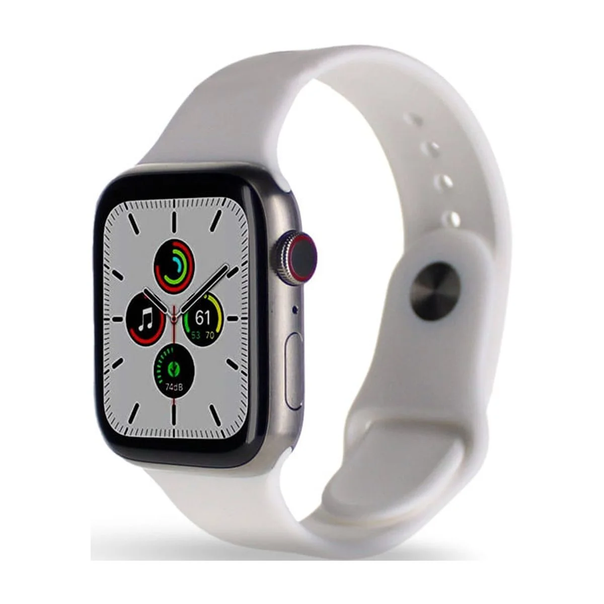 Restored Apple Watch Edition Series 7 (GPS + Cellular) 41MM Silver Titanium/Starlight band (Refurbished)