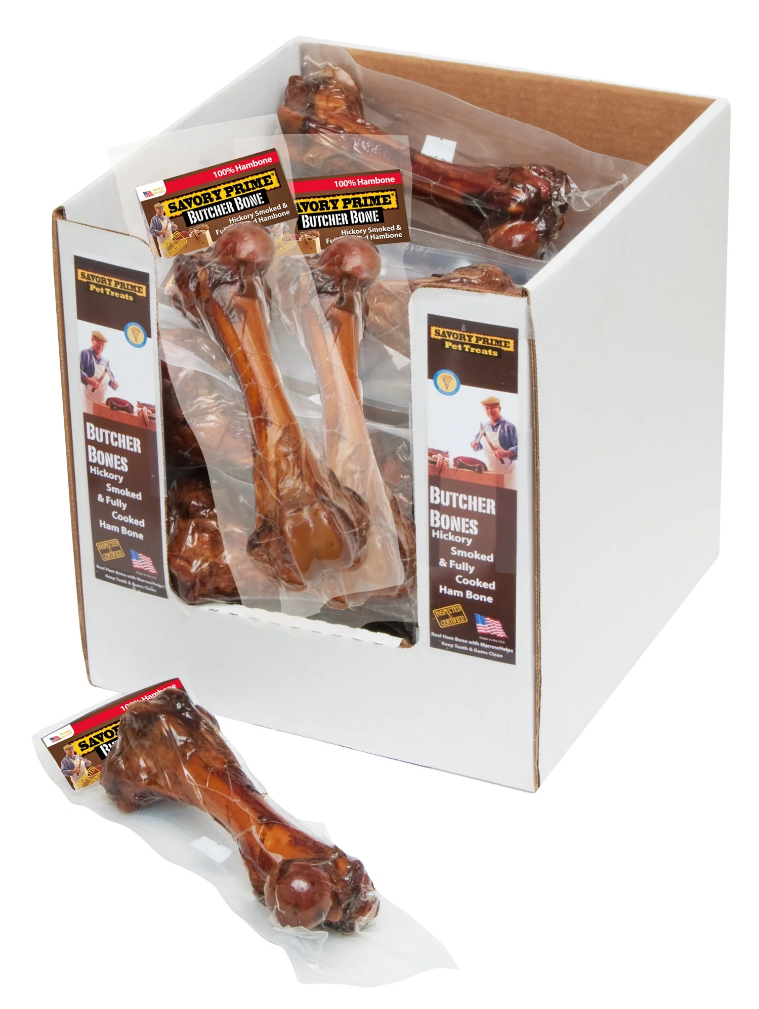 Savory Prime USA Ham Butcher Display 24 ct